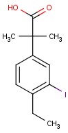 2-(4-Ethyl-3-iodophenyl)-2-methylpropanoic acid