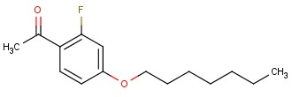 2'-Fluoro-4'-n-heptyloxyacetophenone 2'-Fluoro-4'-n-heptyloxyacetophenone